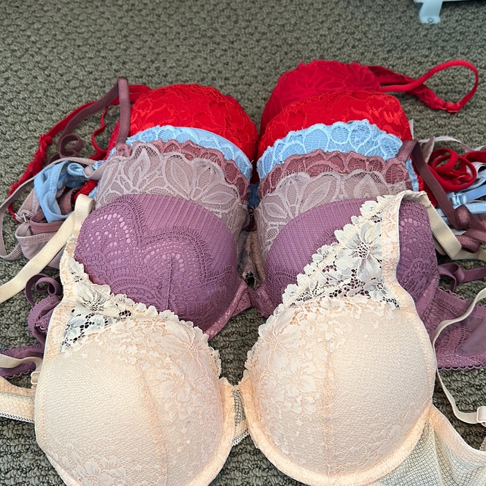 34C VS/ PINK / AUDEN Bra Bundle ( 7 )